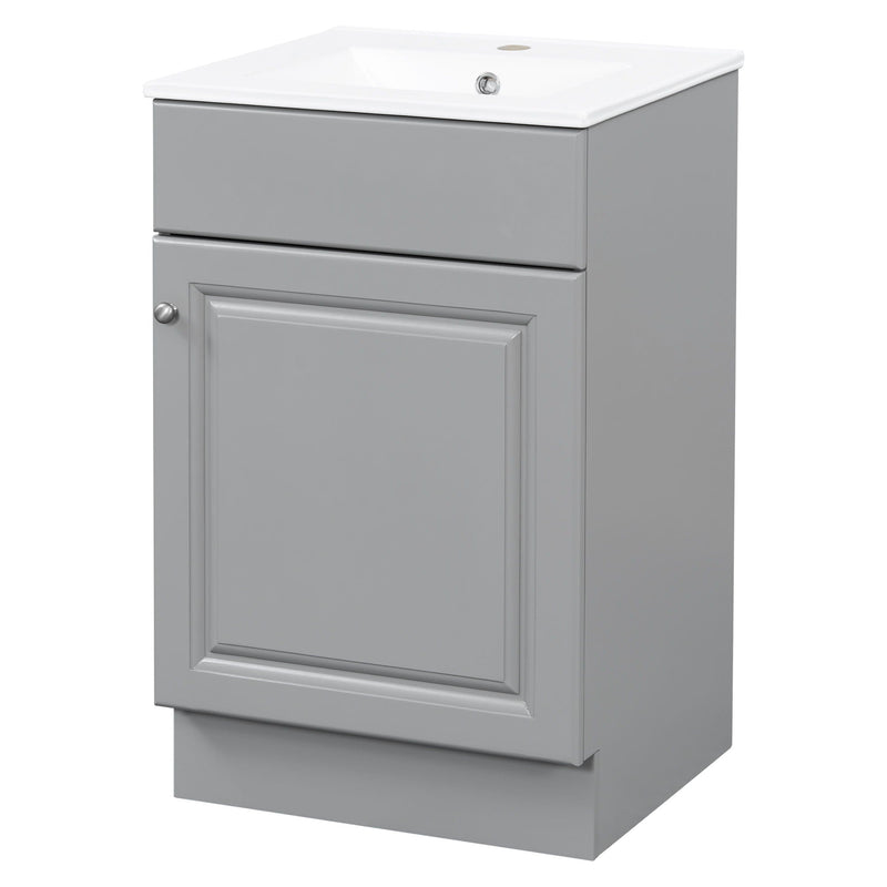 Bathroom Vanity With Sink, Cabinet With Adjustable Shelf