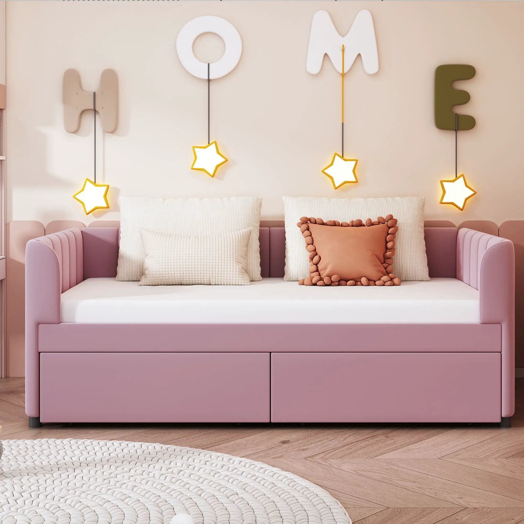 Upholstered Daybed With Ergonomic Design Backrest by Unique Piece Furniture