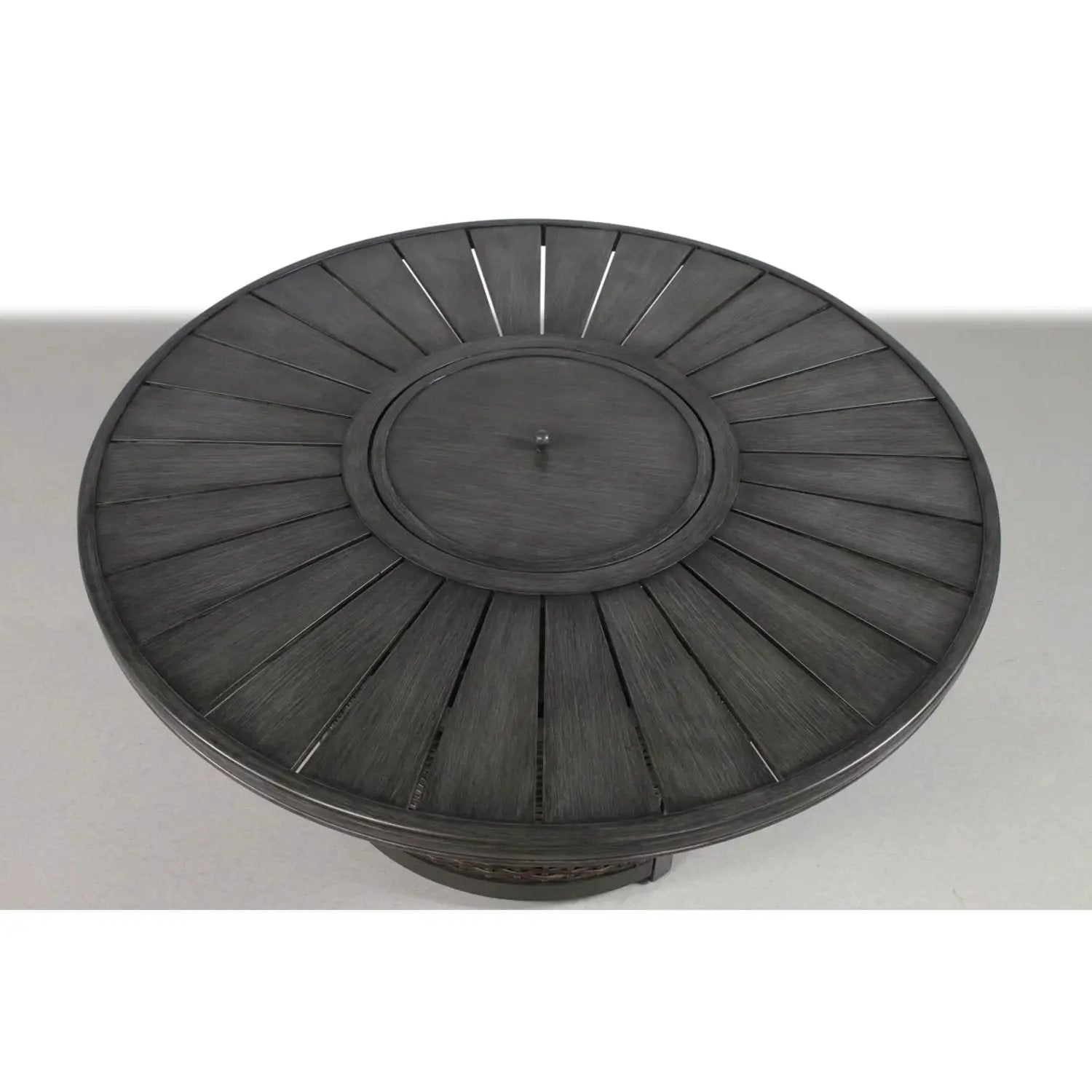 Patio Seating Group For 4 With Cushions And Fire Pit Table - Brown by Unique Piece Furniture