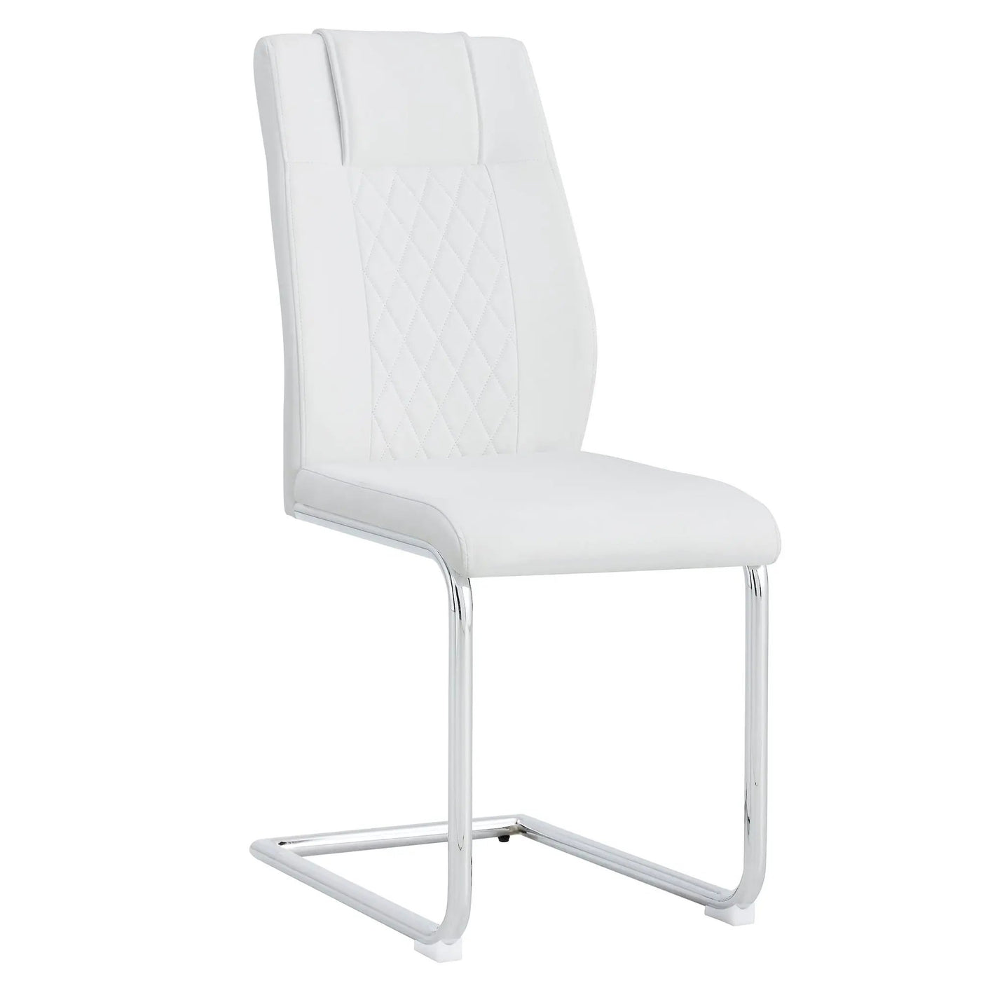 Modern Dining Chairs With Padded Seat, Metal Legs by Unique Piece Furniture