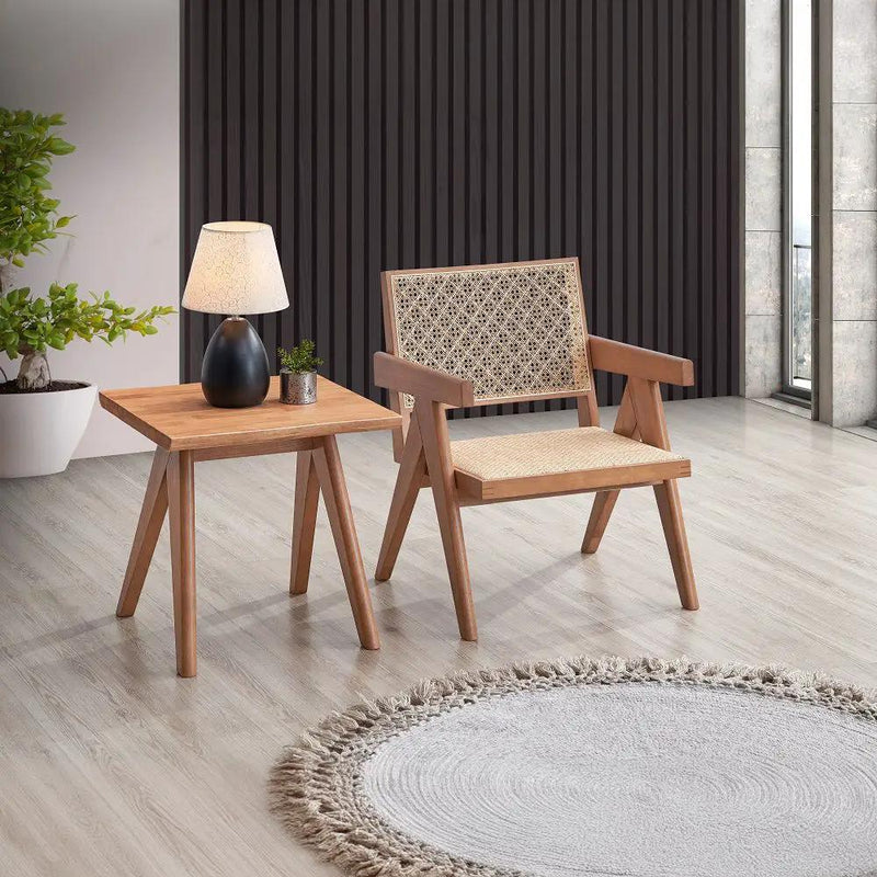 Velentina - Accent Chair - Rattan & Natural by Unique Piece Furniture