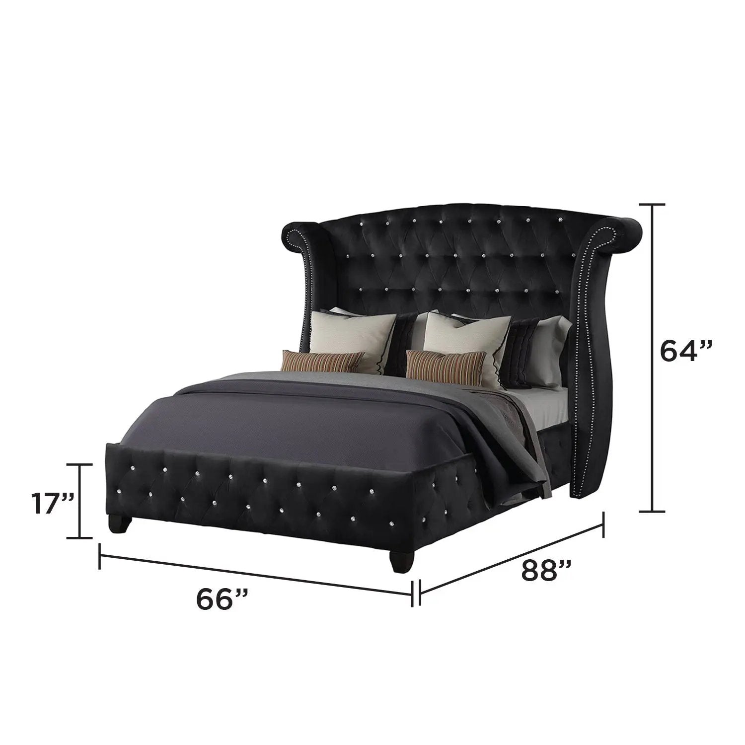 Sophia - Upholstered Bed by HouseOfZazla