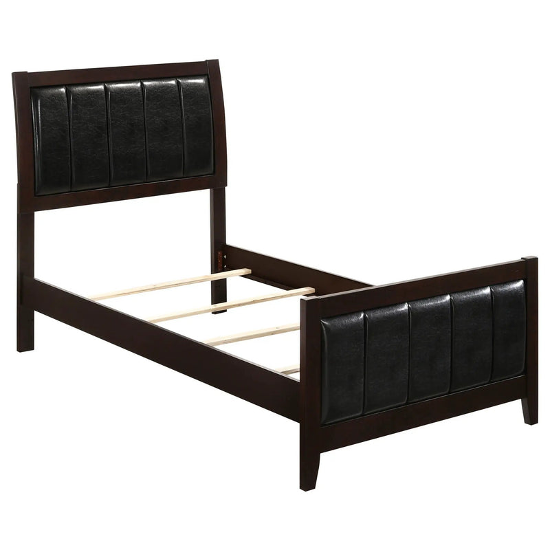 Carlton 4-piece Twin Bedroom Set Cappuccino by Unique Piece Furniture