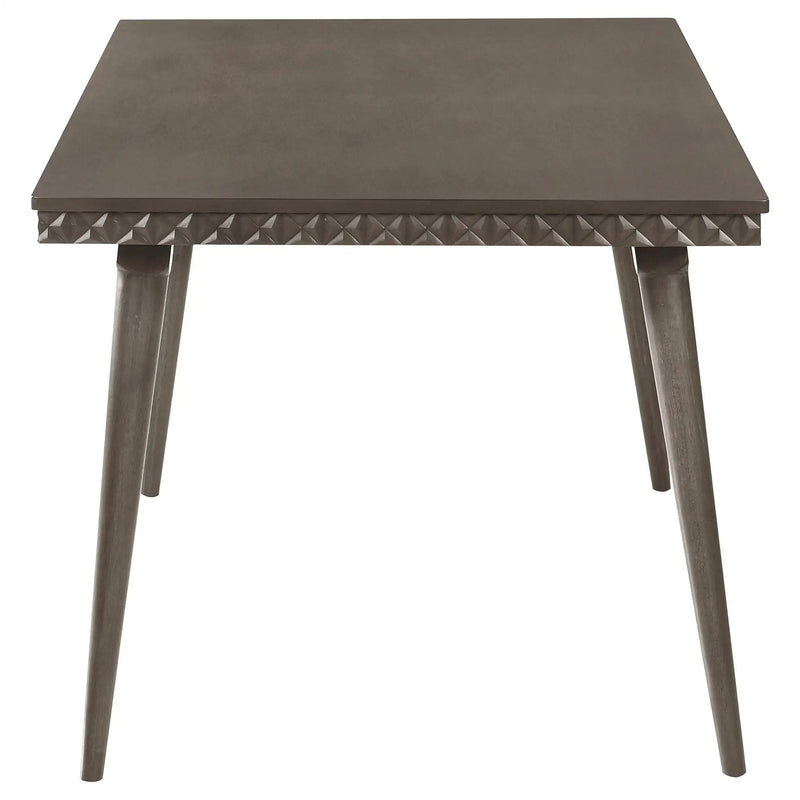 Perkins - 5 Piece Rectangular Dining Set With Chairs - Dark Brown