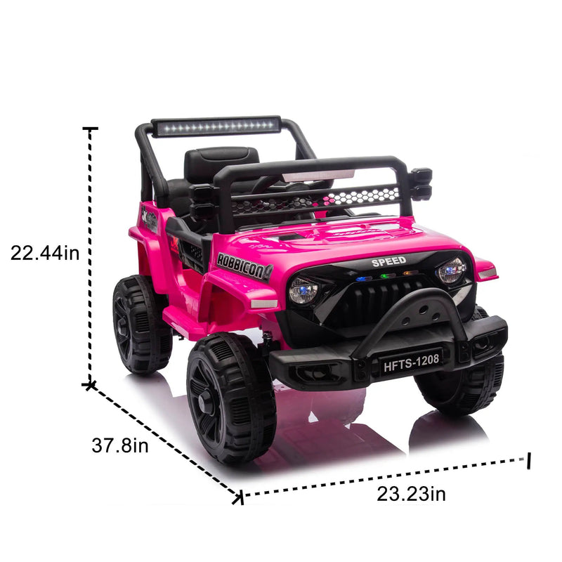 12V Kids Ride-On Electric Truck Car with Parental Control by HouseOfZazla