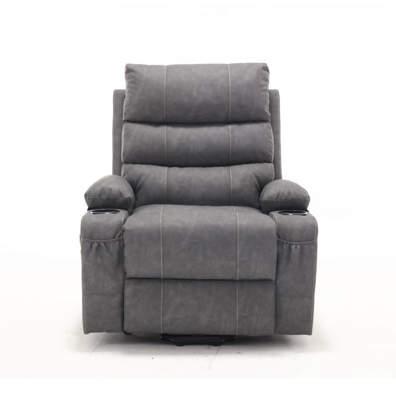 Large Electric Power Lift Recliner Chair Sofa with Massage and Heat by HouseOfZazla