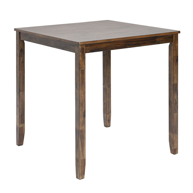 5 Pieces Dining Table Set, Counter Height Kitchen Table Set With Square Table And 4 Upholstered Chairs by HouseOfZazla