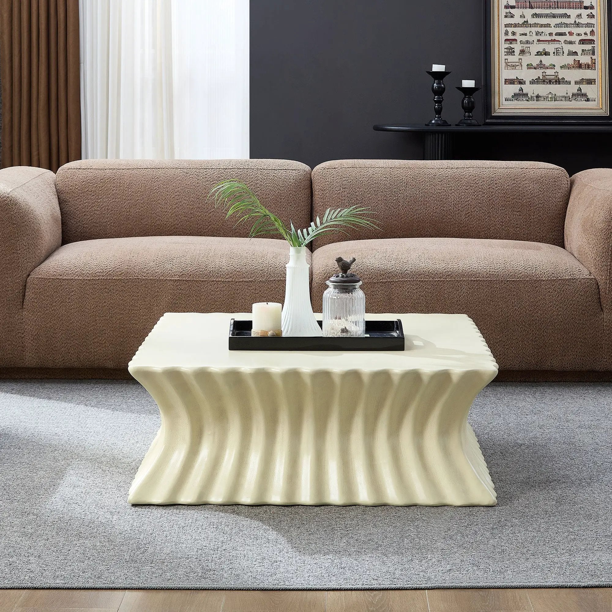35.43 Inch Square Coffee Table by HouseOfZazla