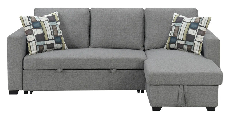 Pensole - Reversible Pop - Up Sleeper Sectional by Unique Piece Furniture