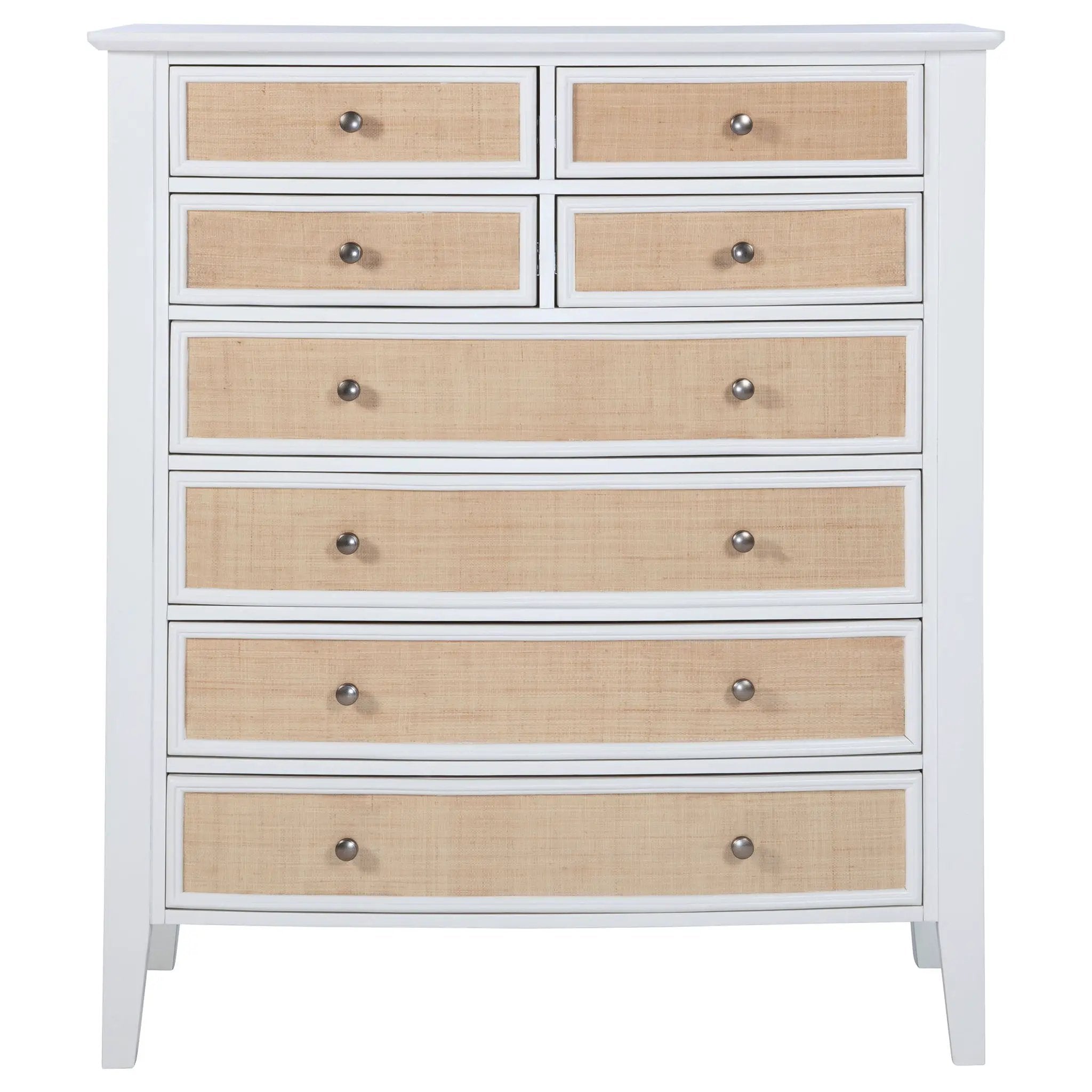 Talia - 8 Drawer Chest - White