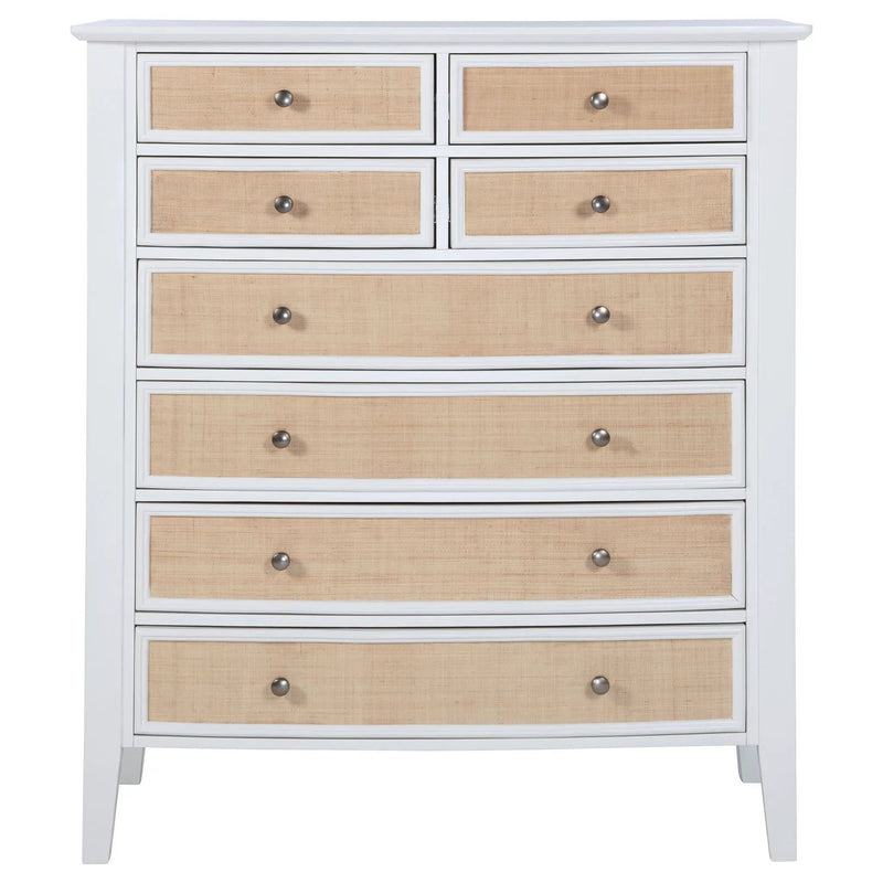 Talia - 8 Drawer Chest - White