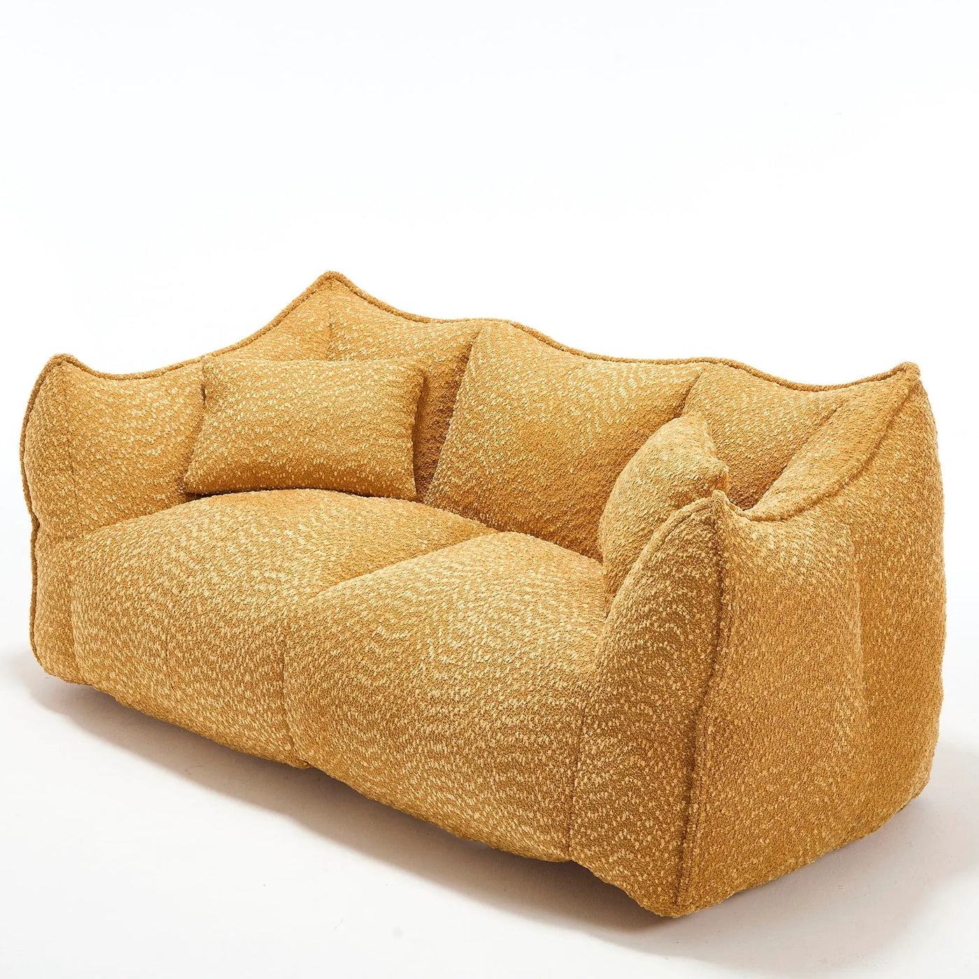 Comfortable Dual Beanbag Chair With High Resilience Foam Core For 2 People by HouseOfZazla