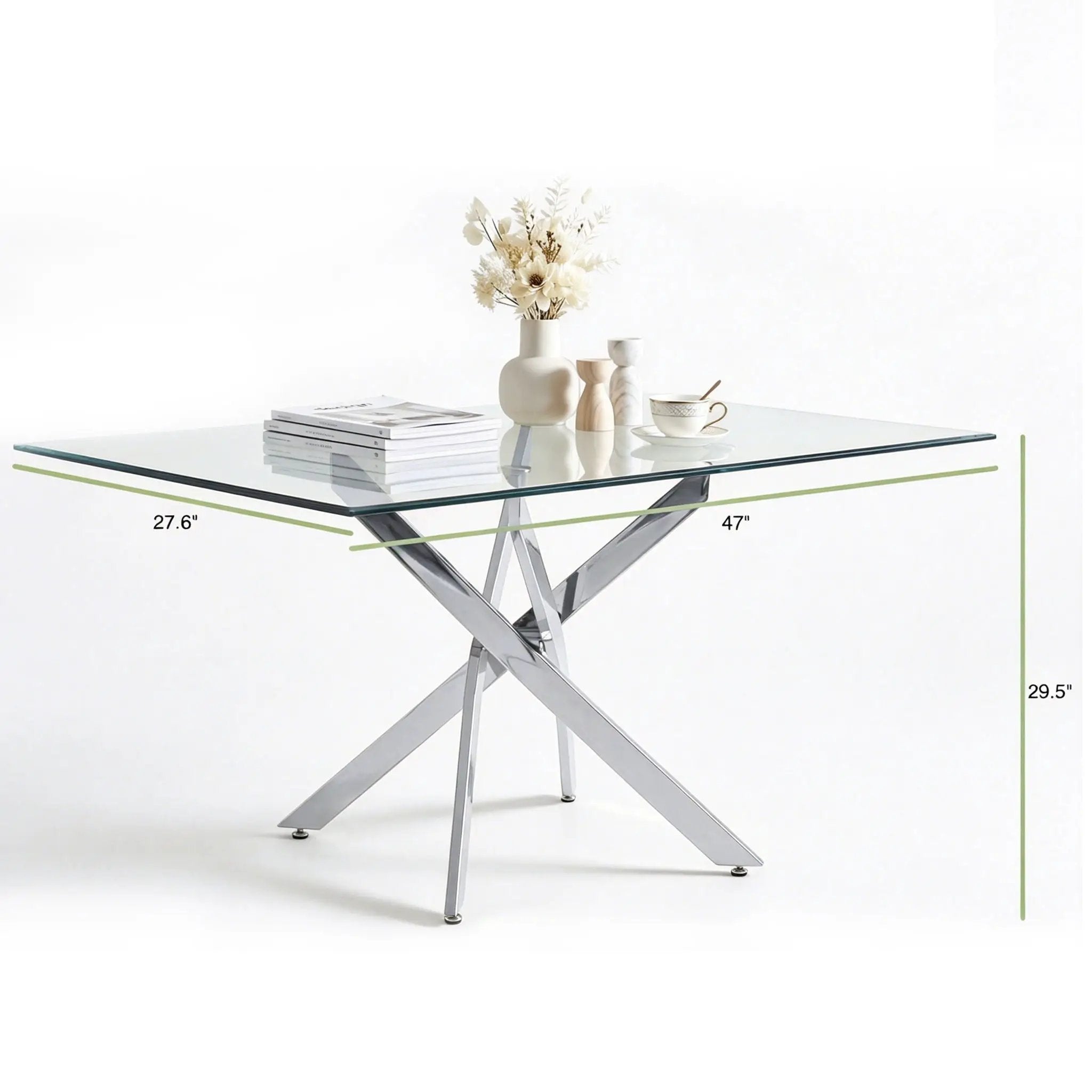 Modern Rectangular Table For Dining Room by HouseOfZazla