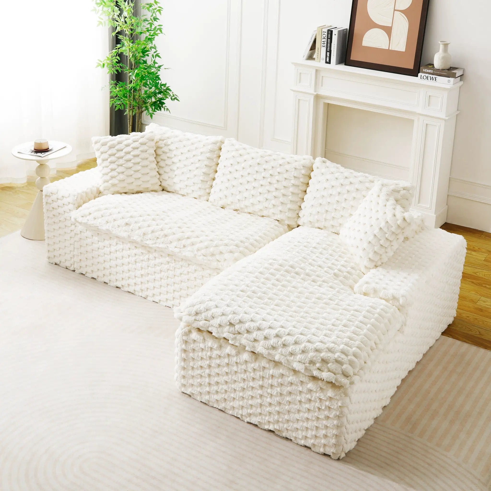 Modular Sofa, Convertible Twin Seat With Chaise Lounge by HouseOfZazla