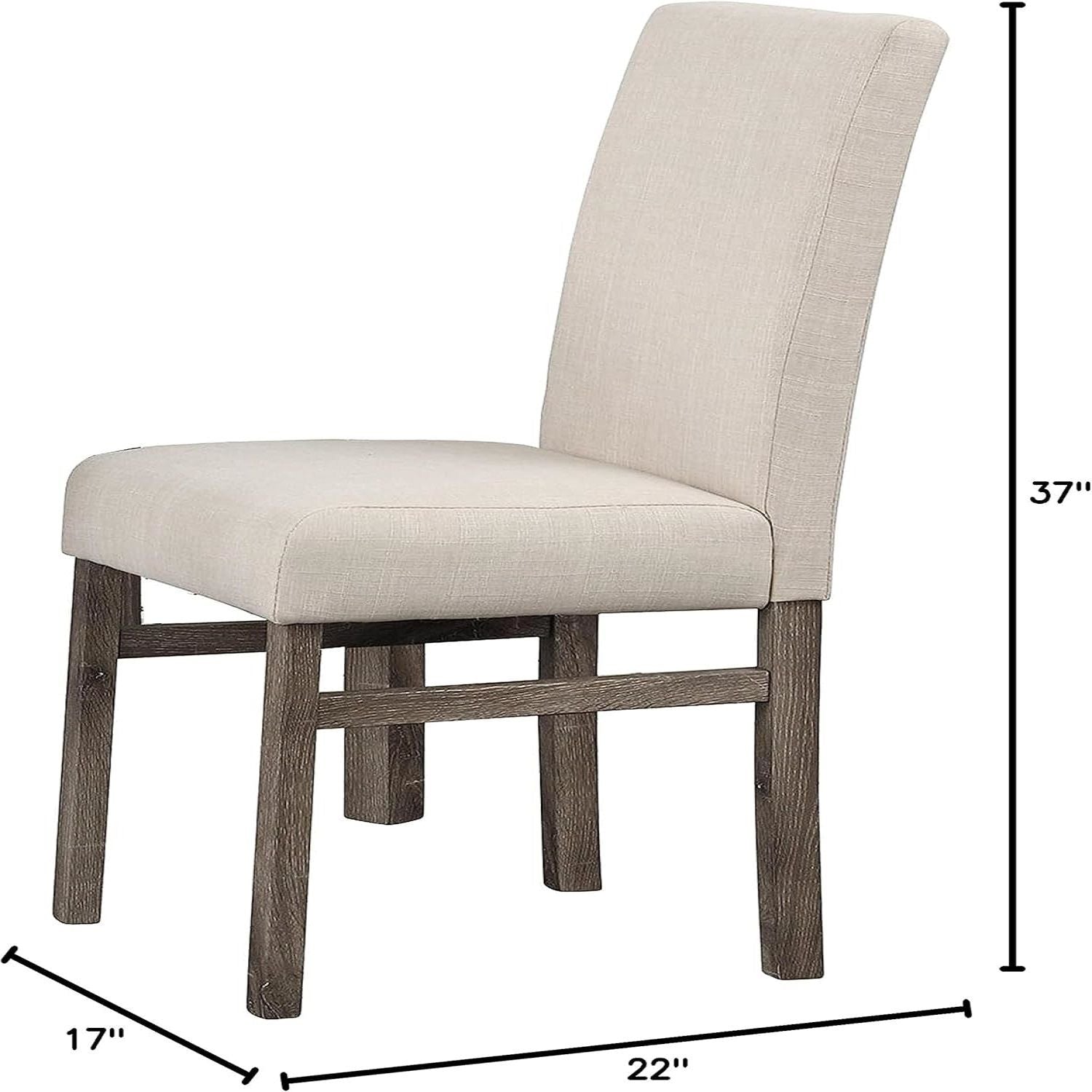 5 Piece Transitional Dining Set With Table And Upholstered Chairs by HouseOfZazla
