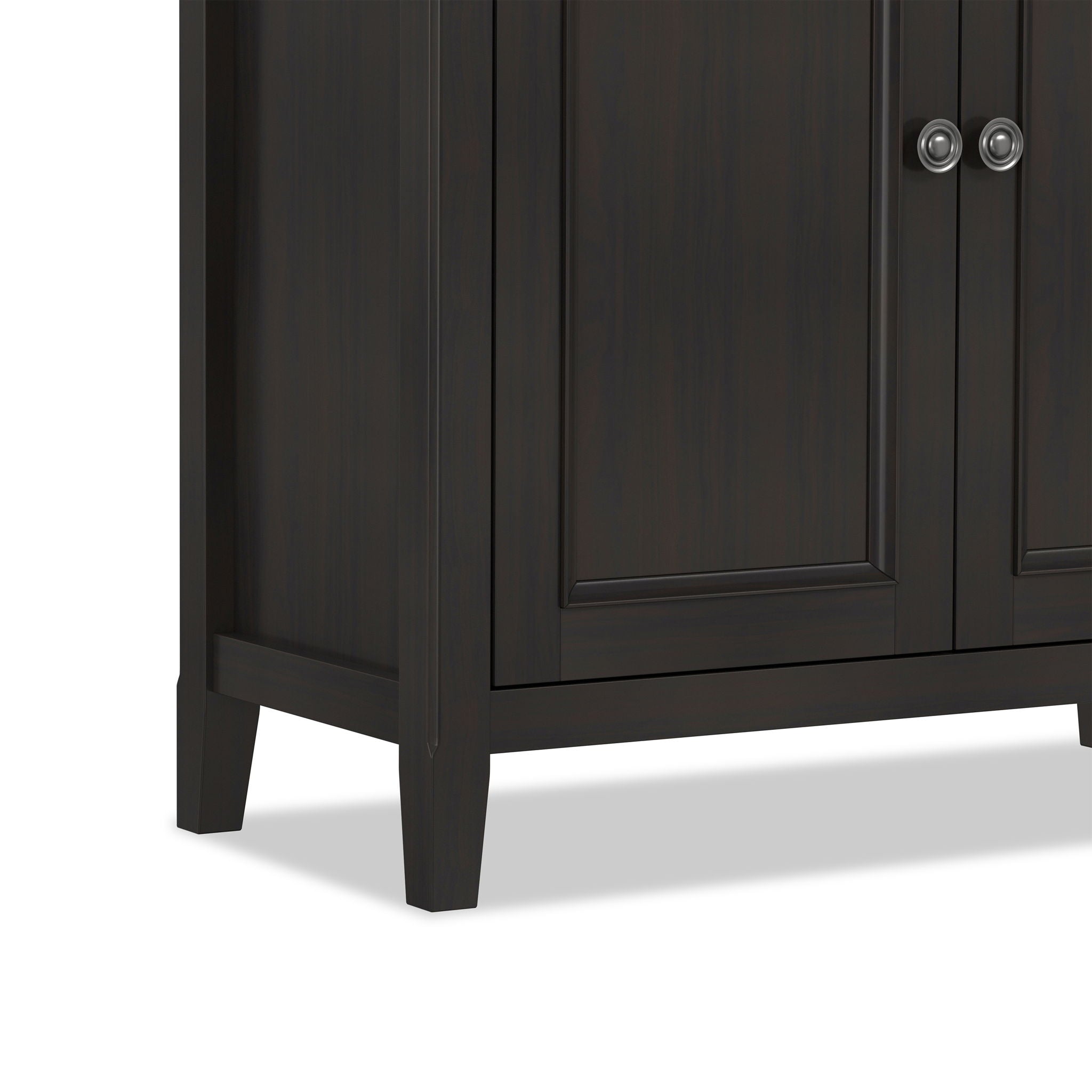 Amherst - 2 Door Storage Cabinet & Adjustable Shelving - Brown by HouseOfZazla