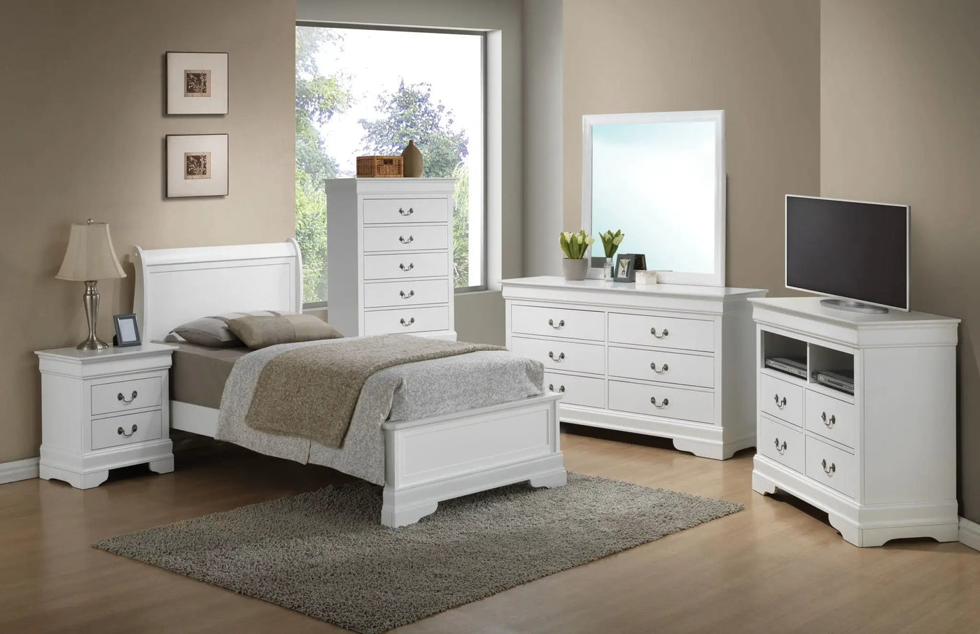 Sleigh Bed With Low Footboard by HouseOfZazla
