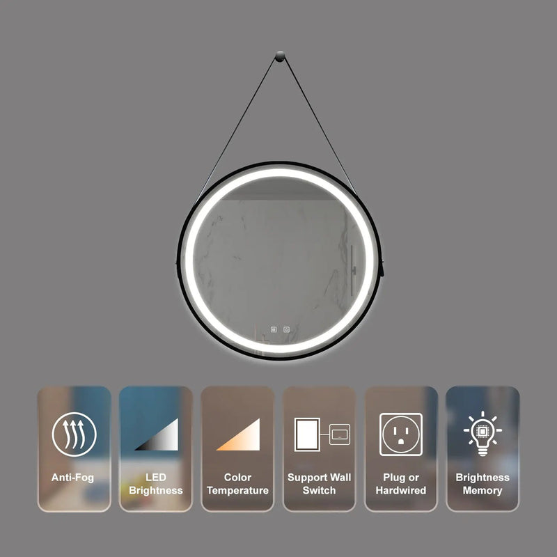 32-Inch Classy LED Bathroom Vanity Mirror by HouseOfZazla