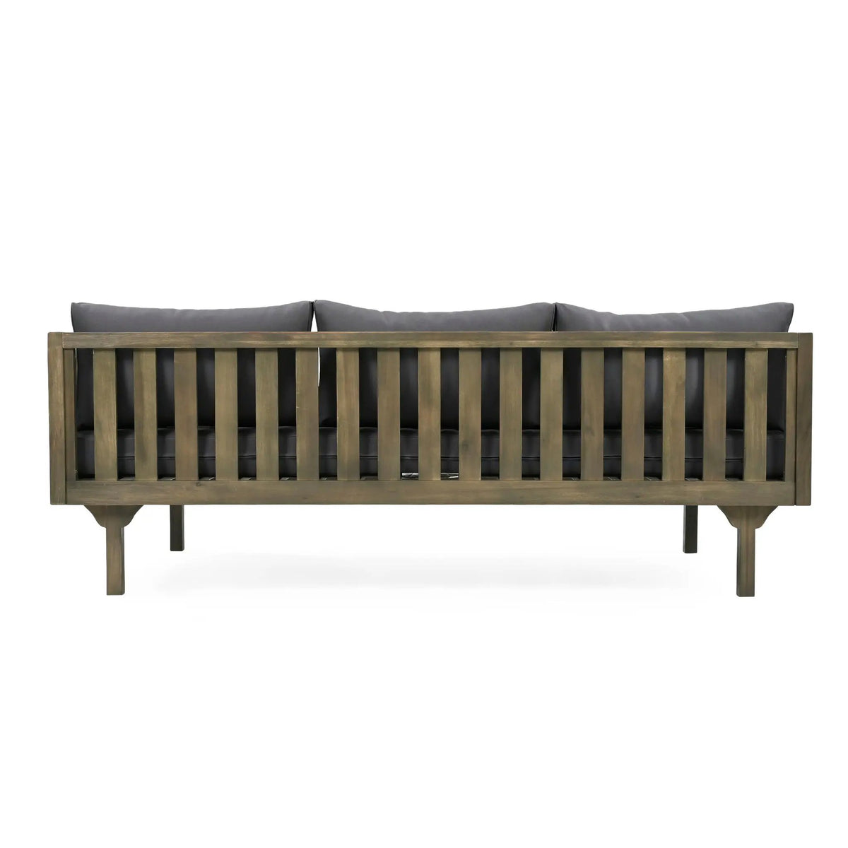 Claremont 3 Seater Daybed Teak Acacia Wood Water Resistant Cushions by HouseOfZazla