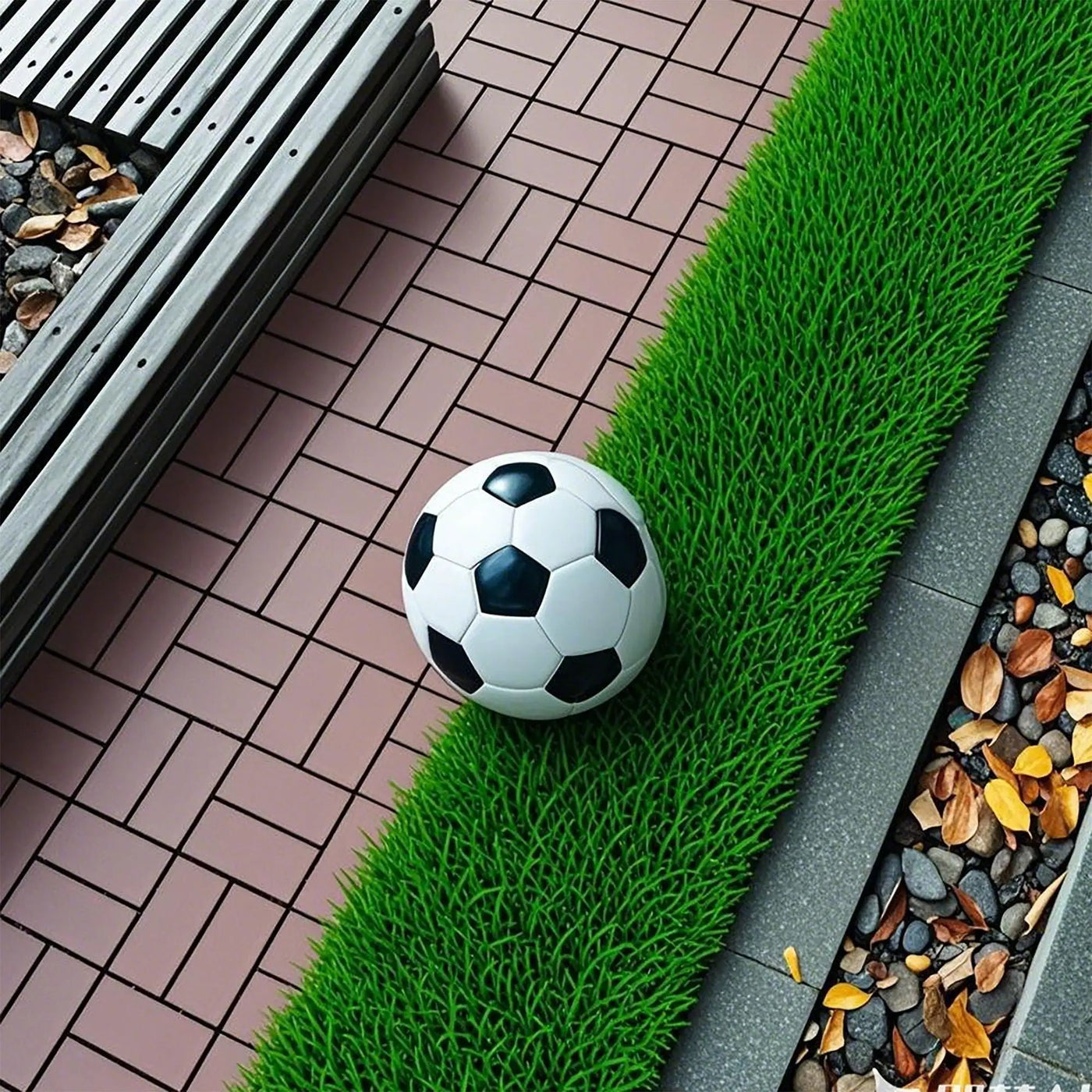Plastic Interlocking Deck Tiles Patio Deck Tiles Waterproof Outdoor Use by HouseOfZazla
