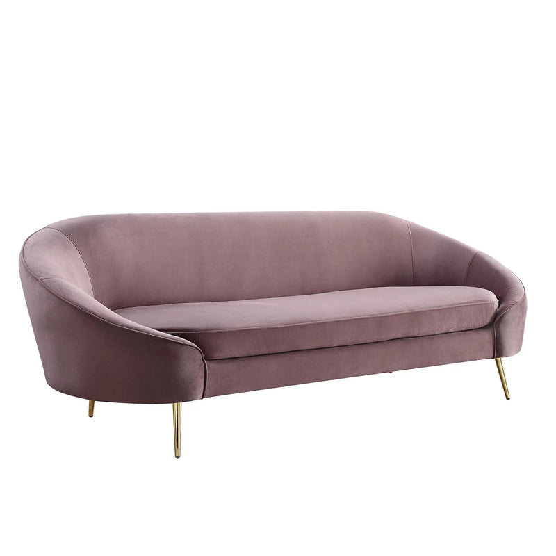 Abey - Sofa - Pink Velvet by Unique Piece Furniture