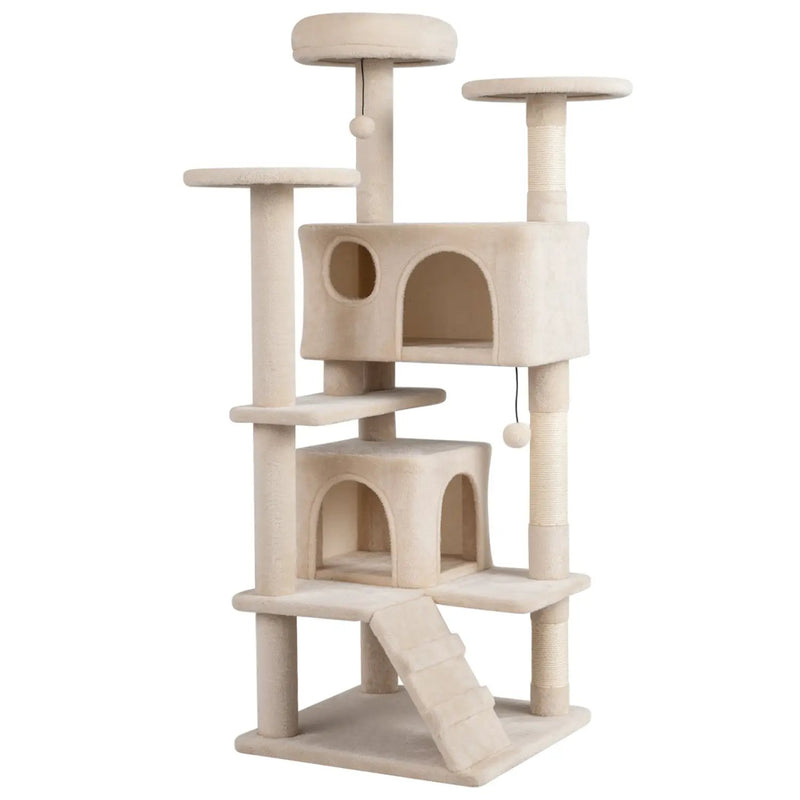 52 Inch Tall Cat Tree Tower for Indoor Cats by DirectDeals