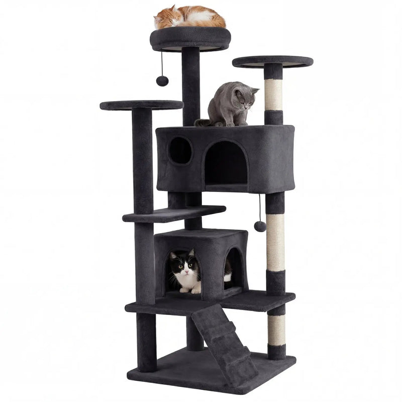52 Inch Tall Cat Tree Tower for Indoor Cats by DirectDeals