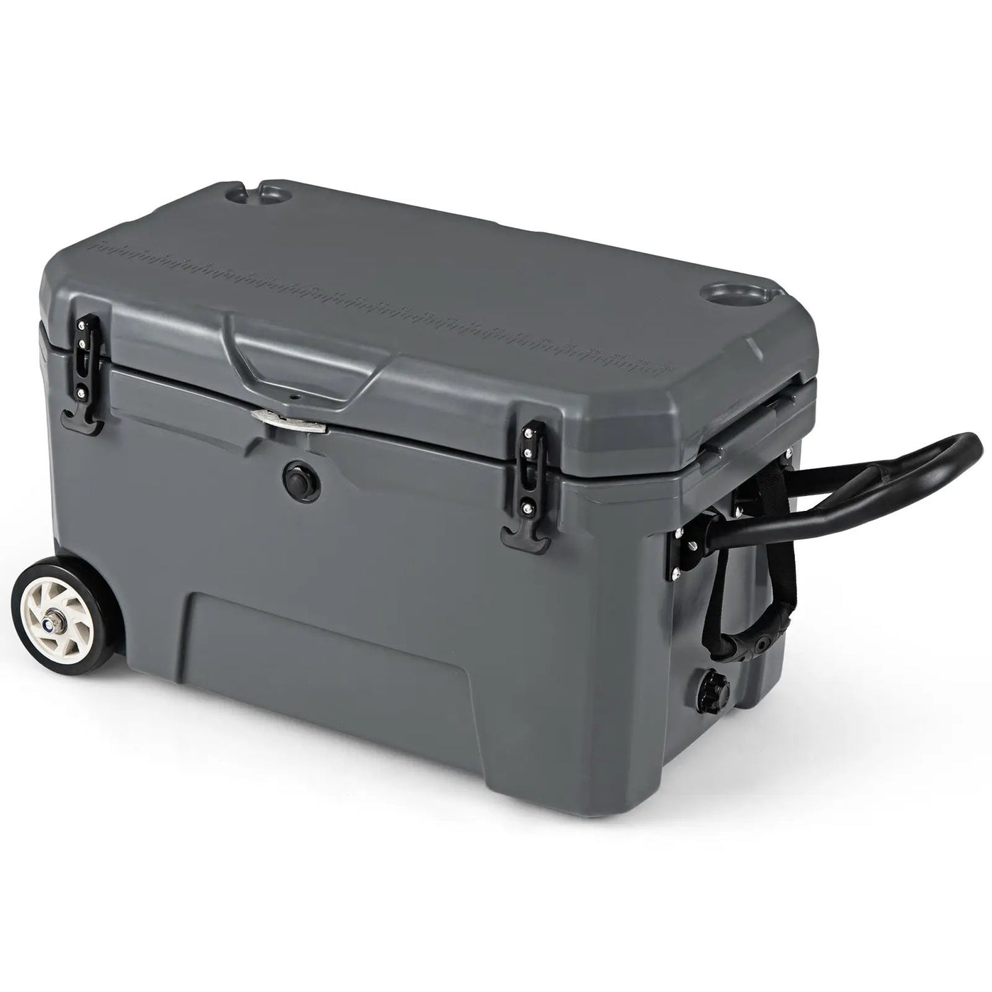 52 Quart Portable Hard Cooler with 6-Day Ice Retention and Wheels by DirectDeals