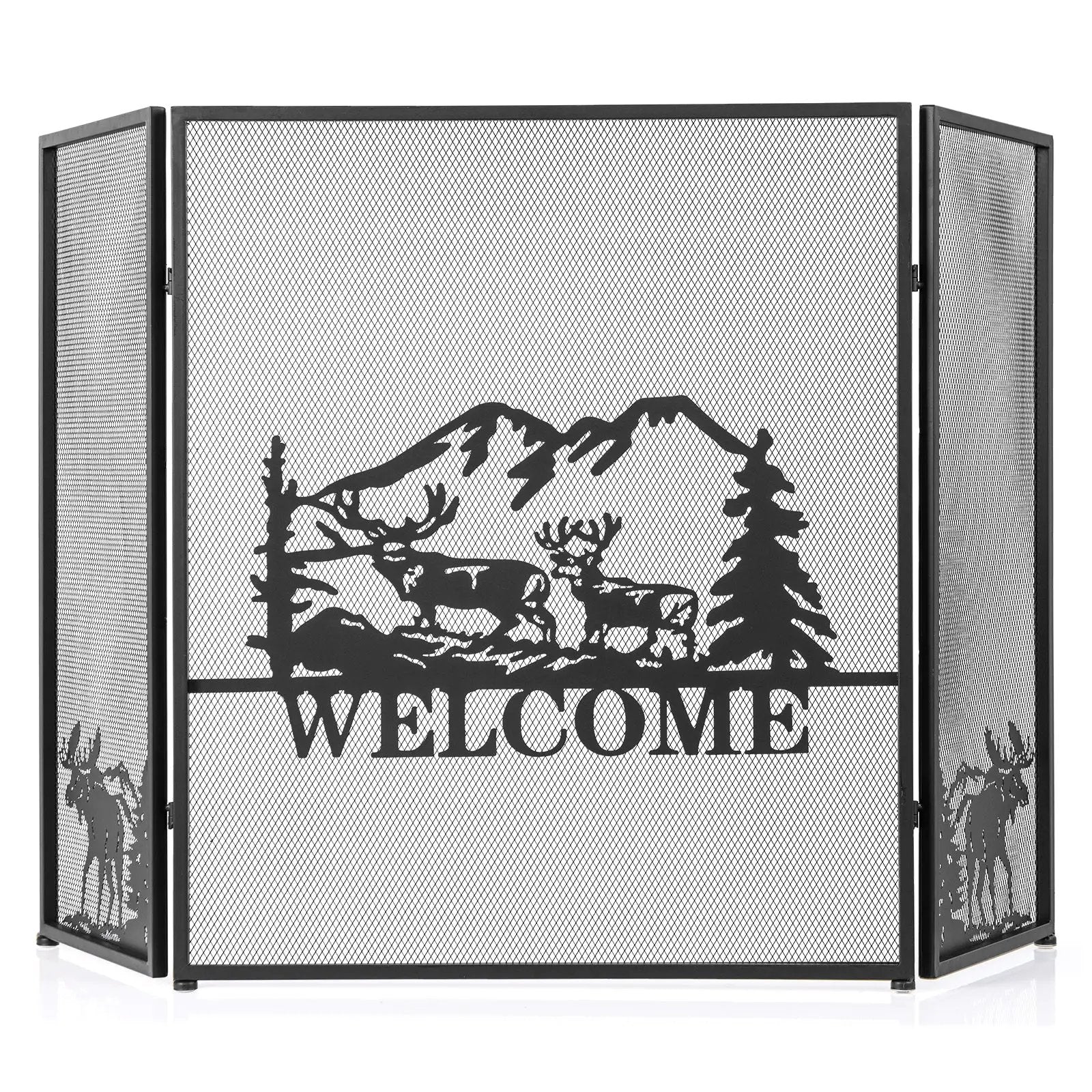 52 x 31 Inch Fireplace Screen by DirectDeals