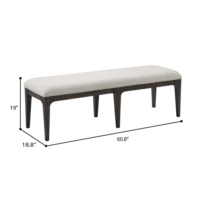 Upholstered Bench - Brown by HouseOfZazla