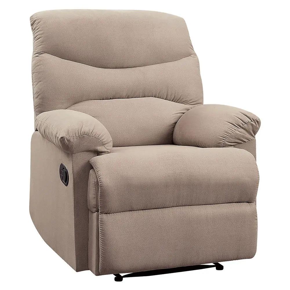 Arcadia - Motion Recliner - Beige Woven Fabric by Unique Piece Furniture