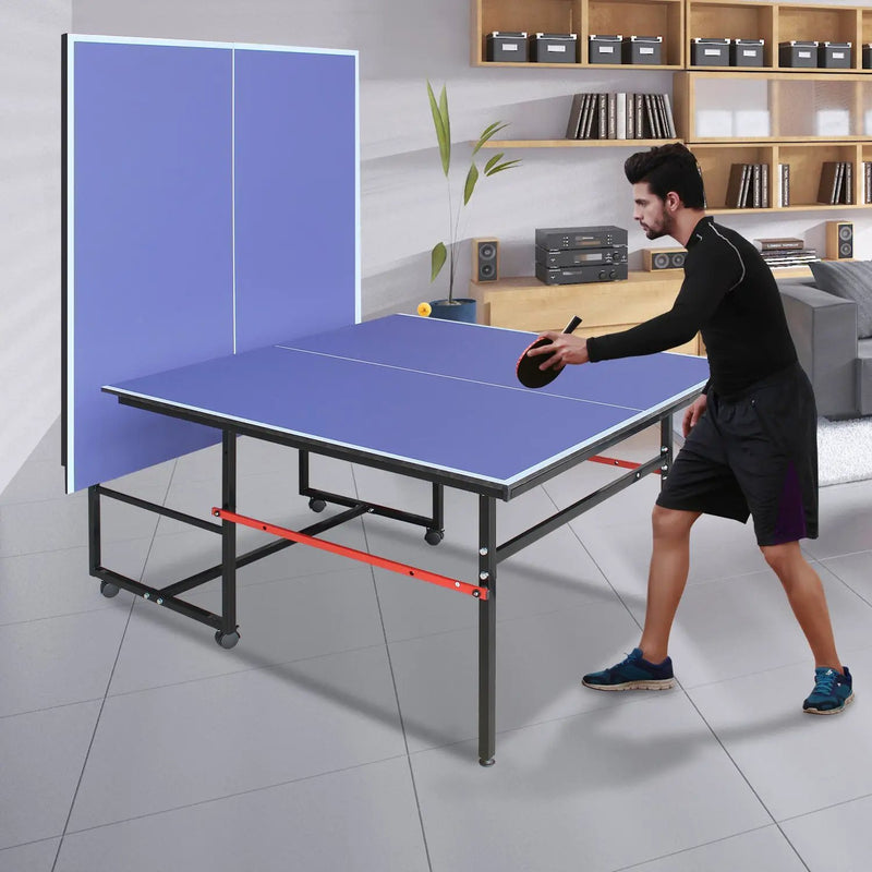 8ft Mid-Size Table Tennis Table Set by HouseOfZazla