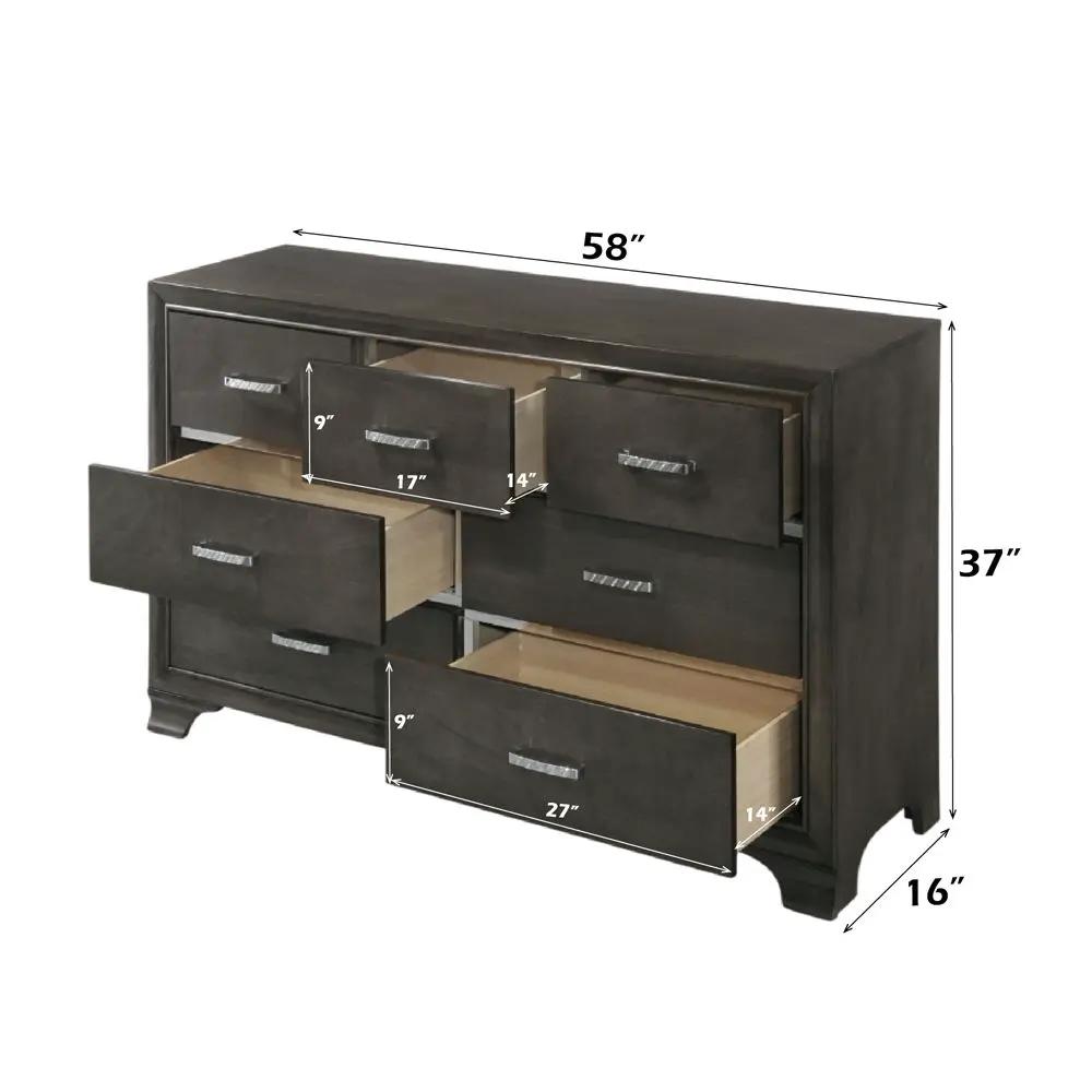 Carine II - Dresser - Gray by Unique Piece Furniture