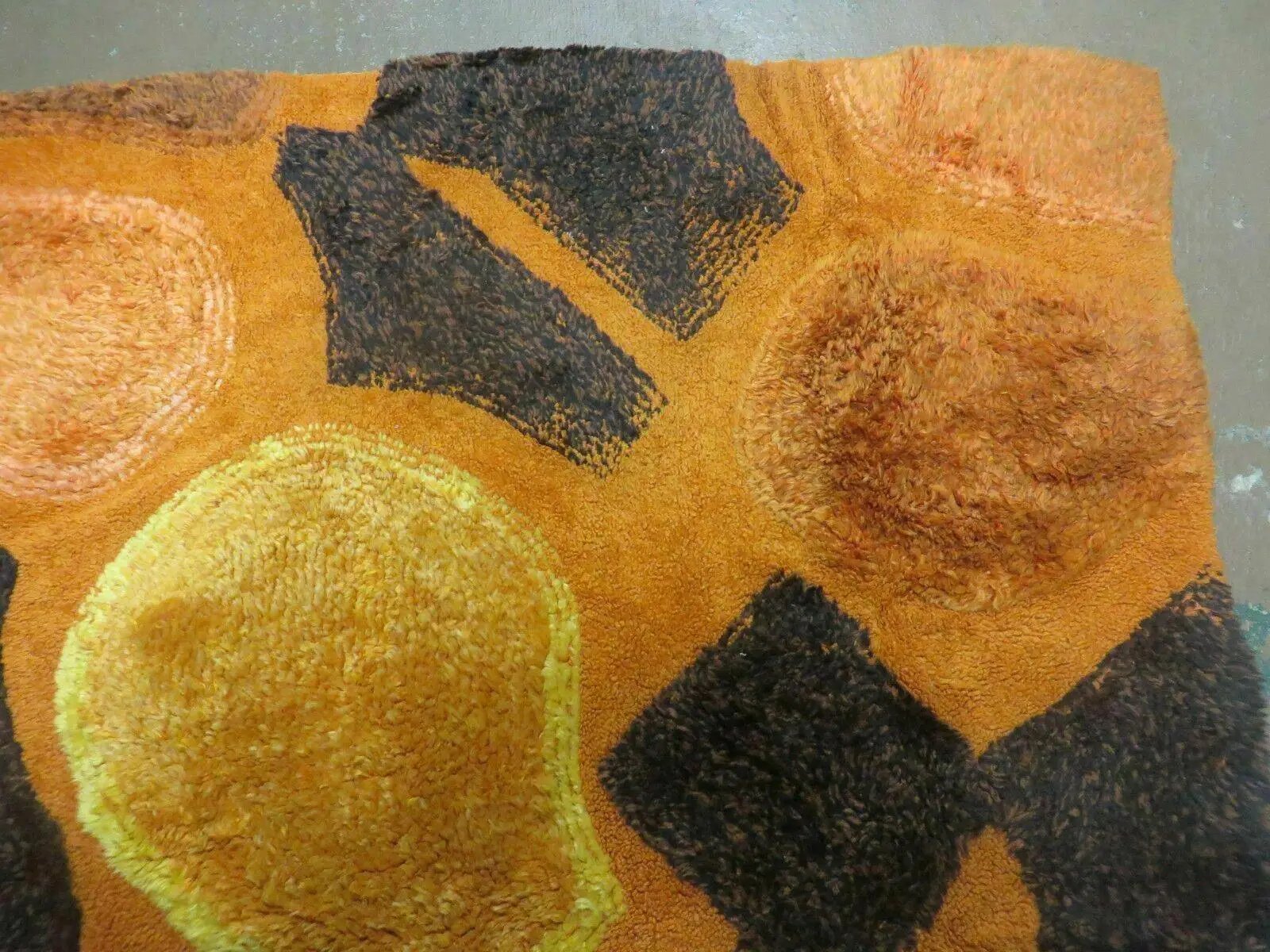 4' X 6' Modern Handmade Hooked Rug Wool Abstract Nice by Jewel Rugs
