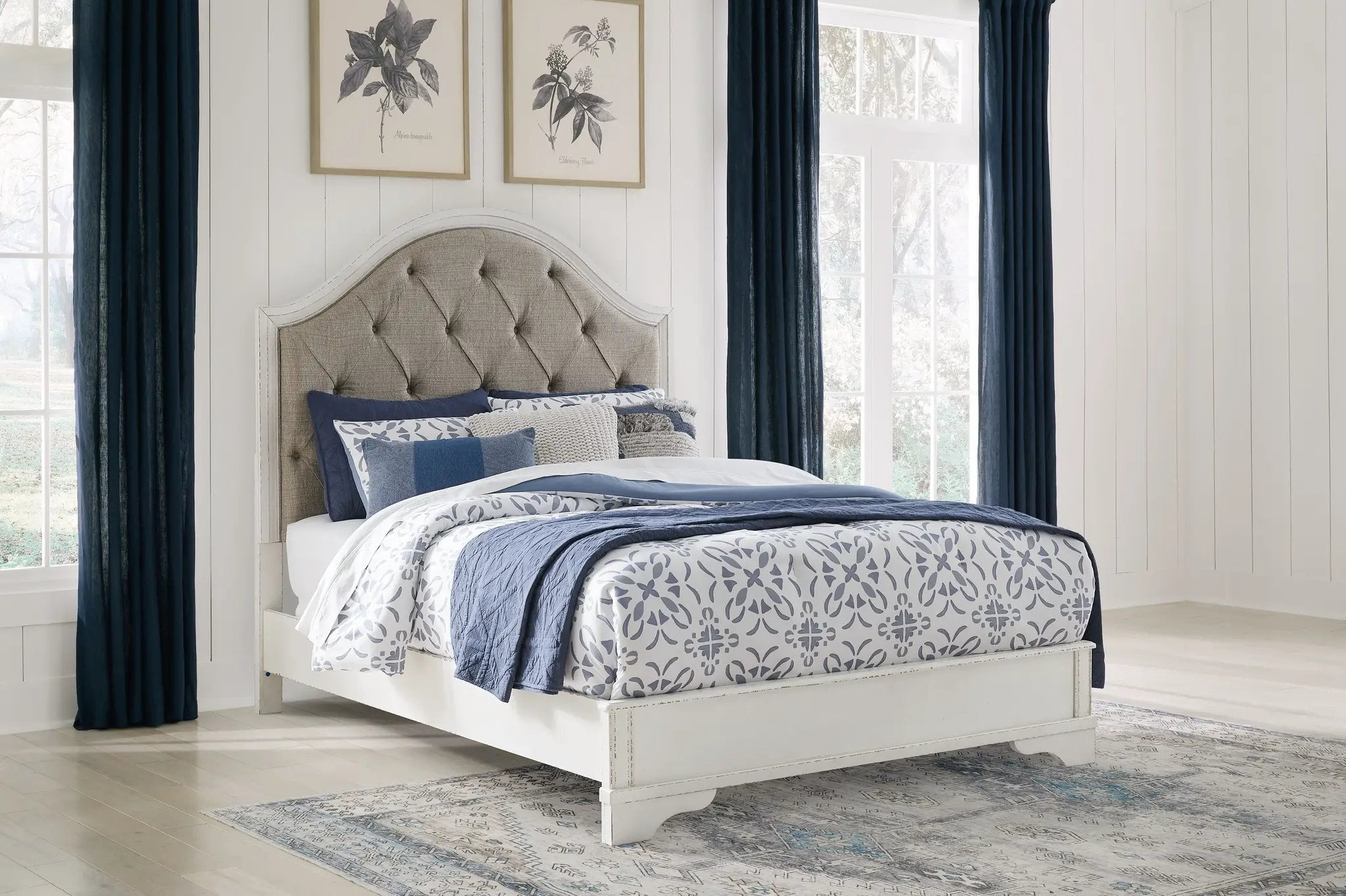Blendon - Upholstered Panel Bed by Unique Piece Furniture