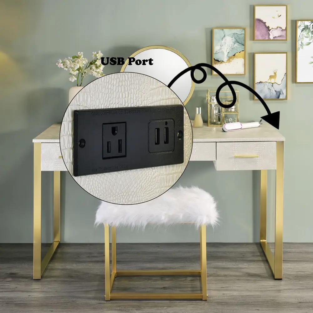 Myles - Vanity Desk by Unique Piece Furniture