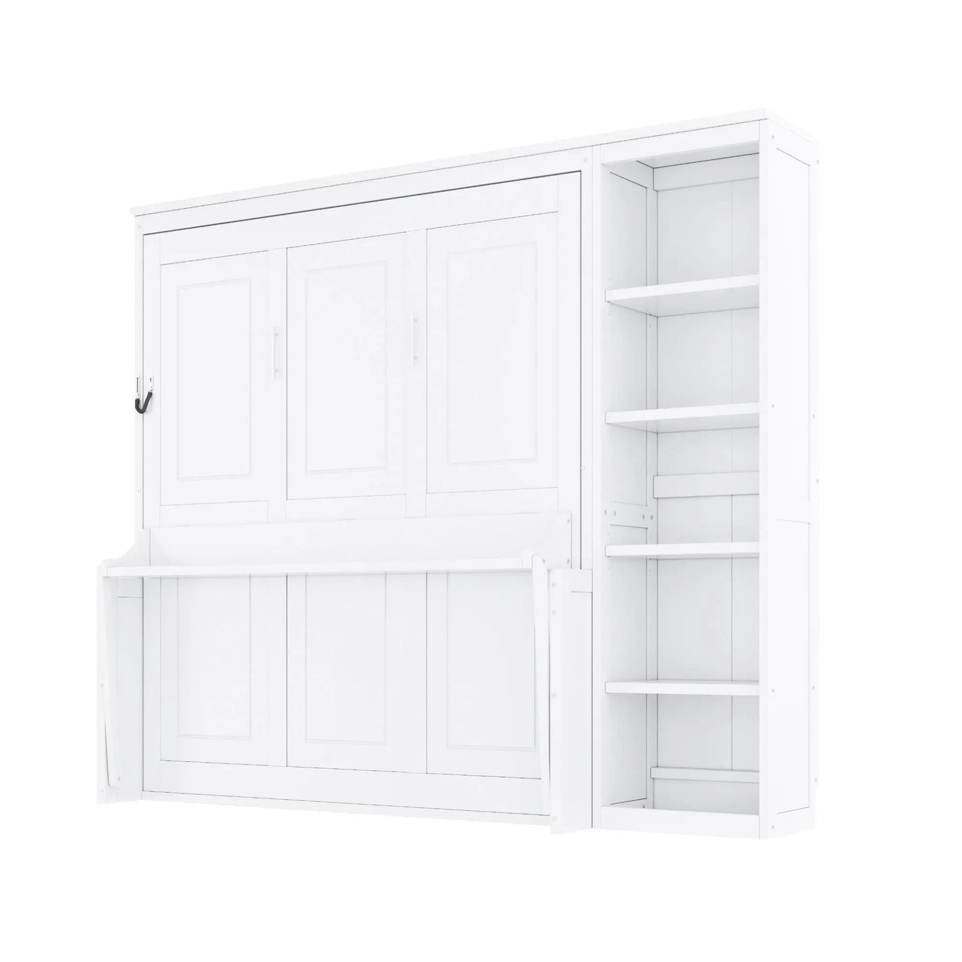 Sturdy Murphy Bed With Desk And Bookshelf by Unique Piece Furniture