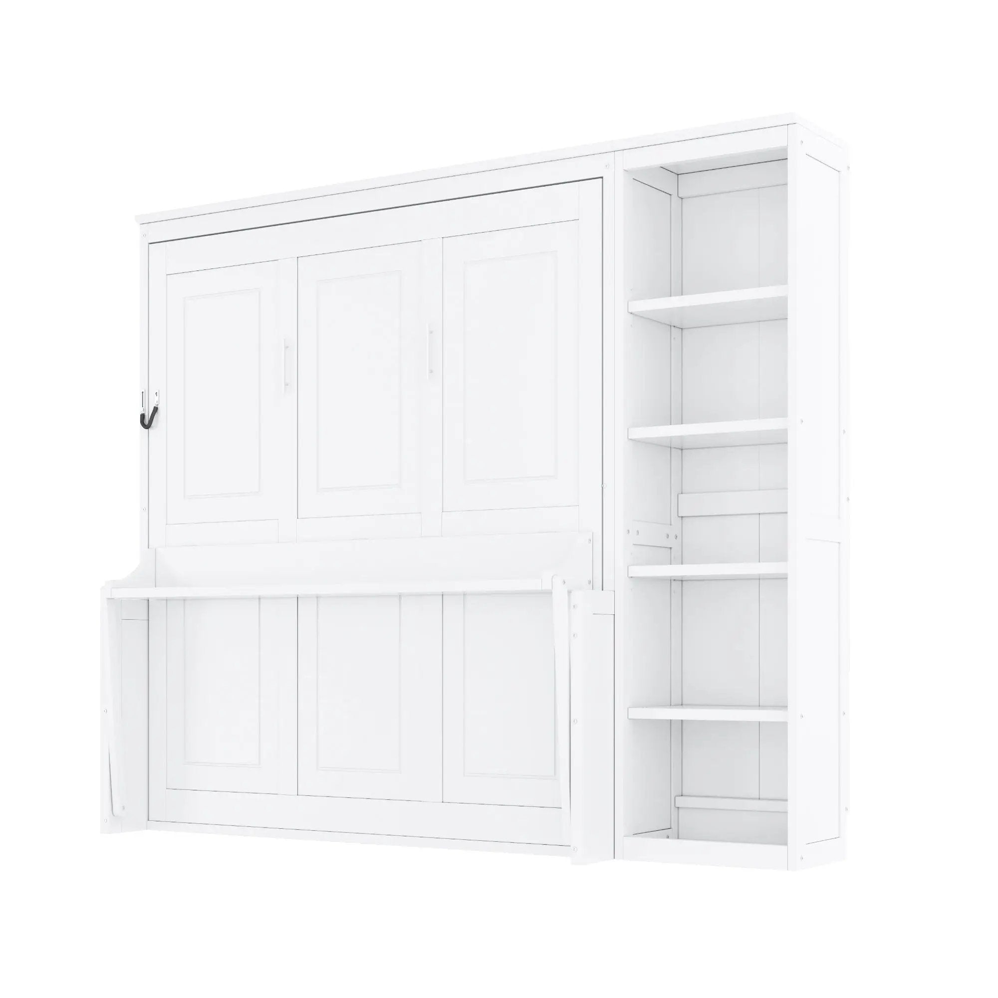 Sturdy Murphy Bed With Desk And Bookshelf by Unique Piece Furniture