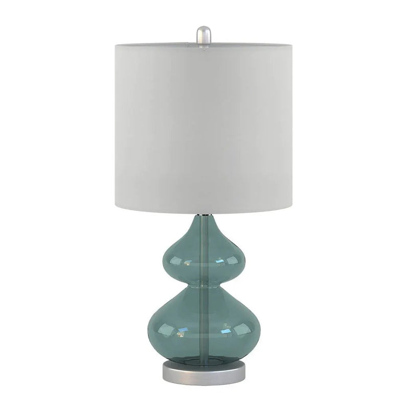 Ellipse Curved Glass Table Lamp, Set of 2 by HouseOfZazla