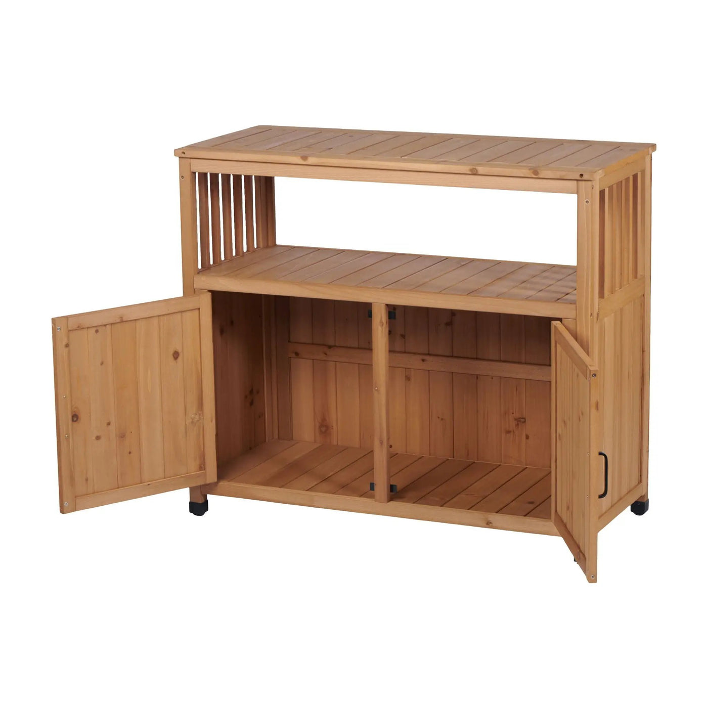 Patio Bar Table Set With Storage by HouseOfZazla