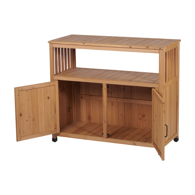 Patio Bar Table Set With Storage by HouseOfZazla