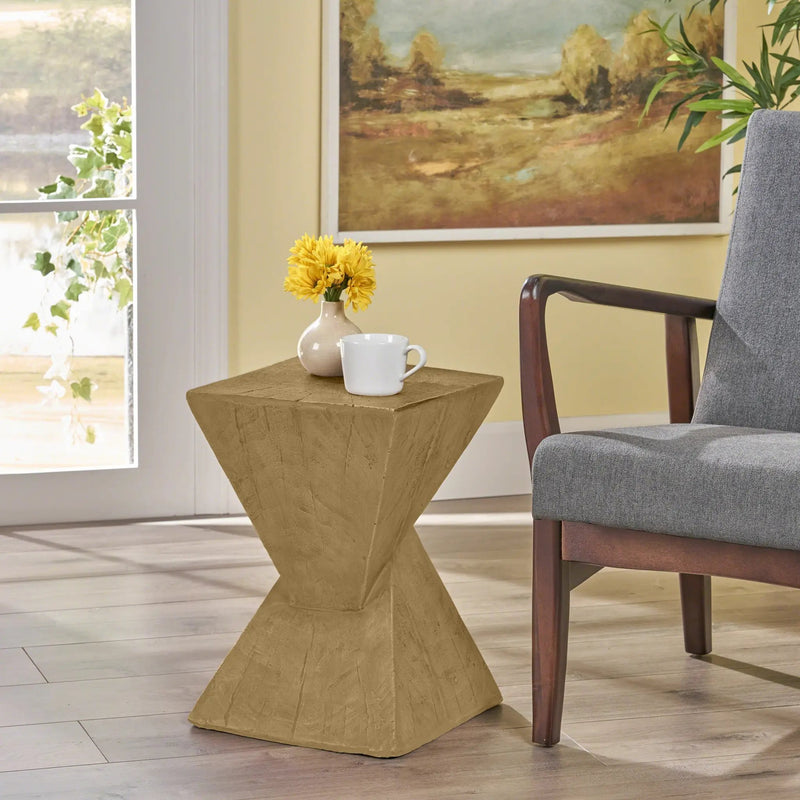 TESS Modern Side Table – Stylish End Table Compatible with Living Room, Bedroom, or Office by HouseOfZazla