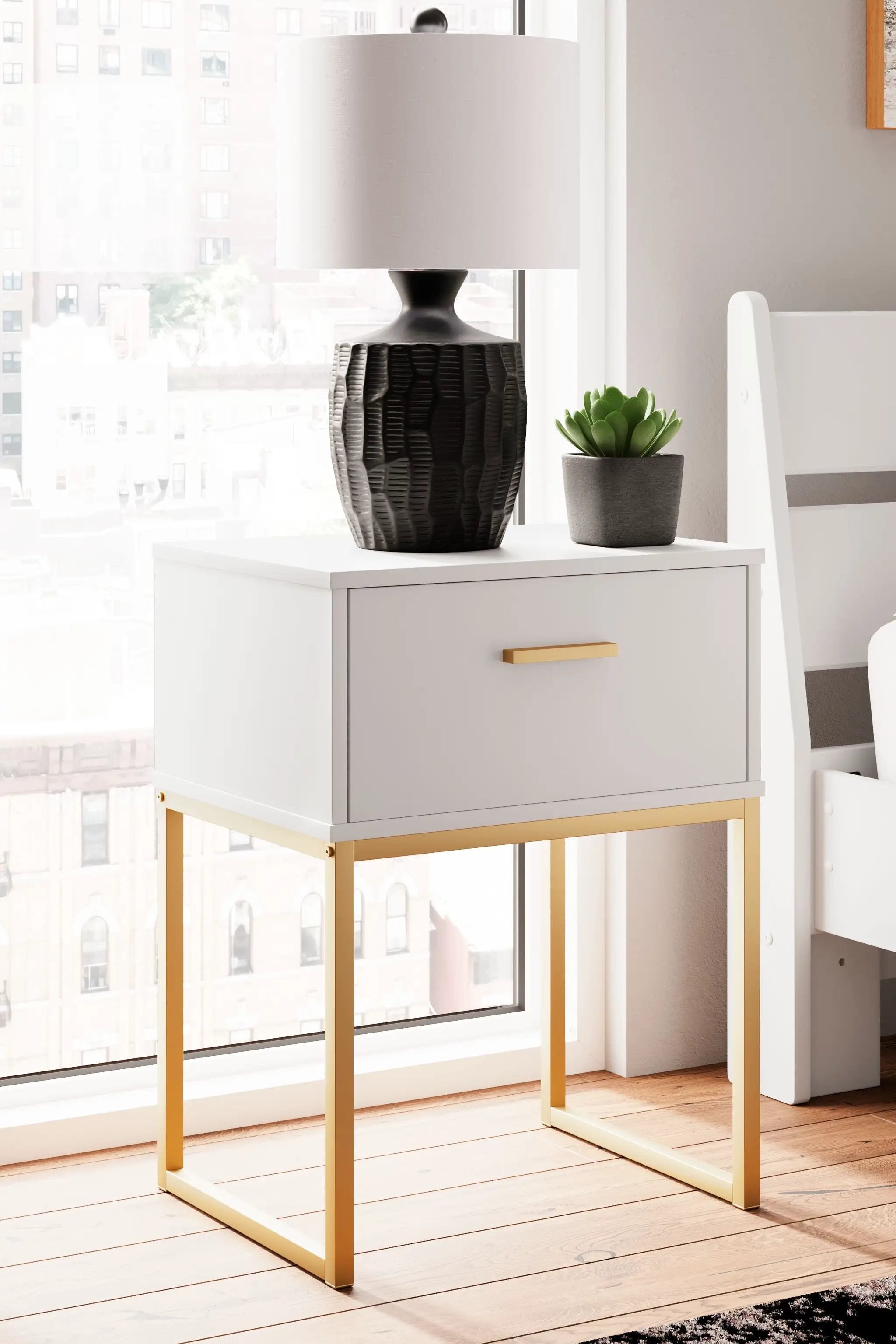 Socalle - One Drawer Night Stand by Unique Piece Furniture