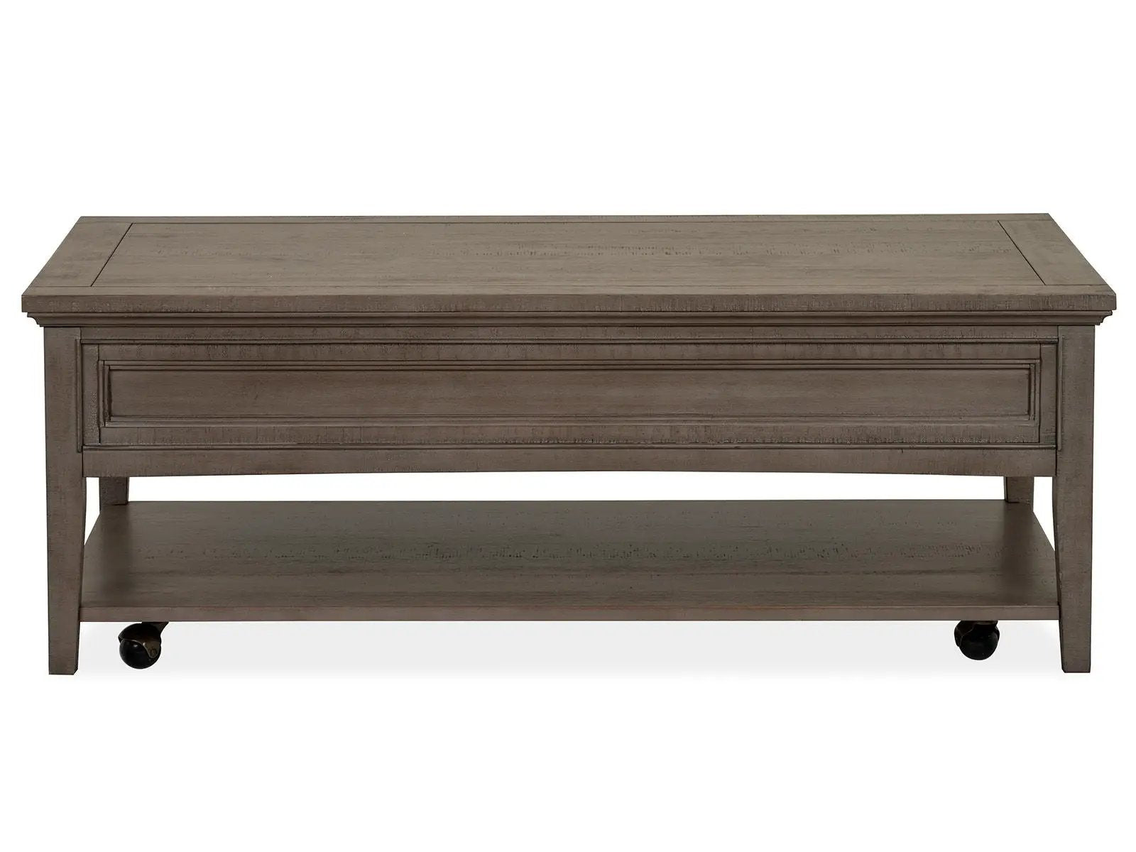 Paxton Place - Rectangular Cocktail Table With Casters - Dovetail Gray by Unique Piece Furniture