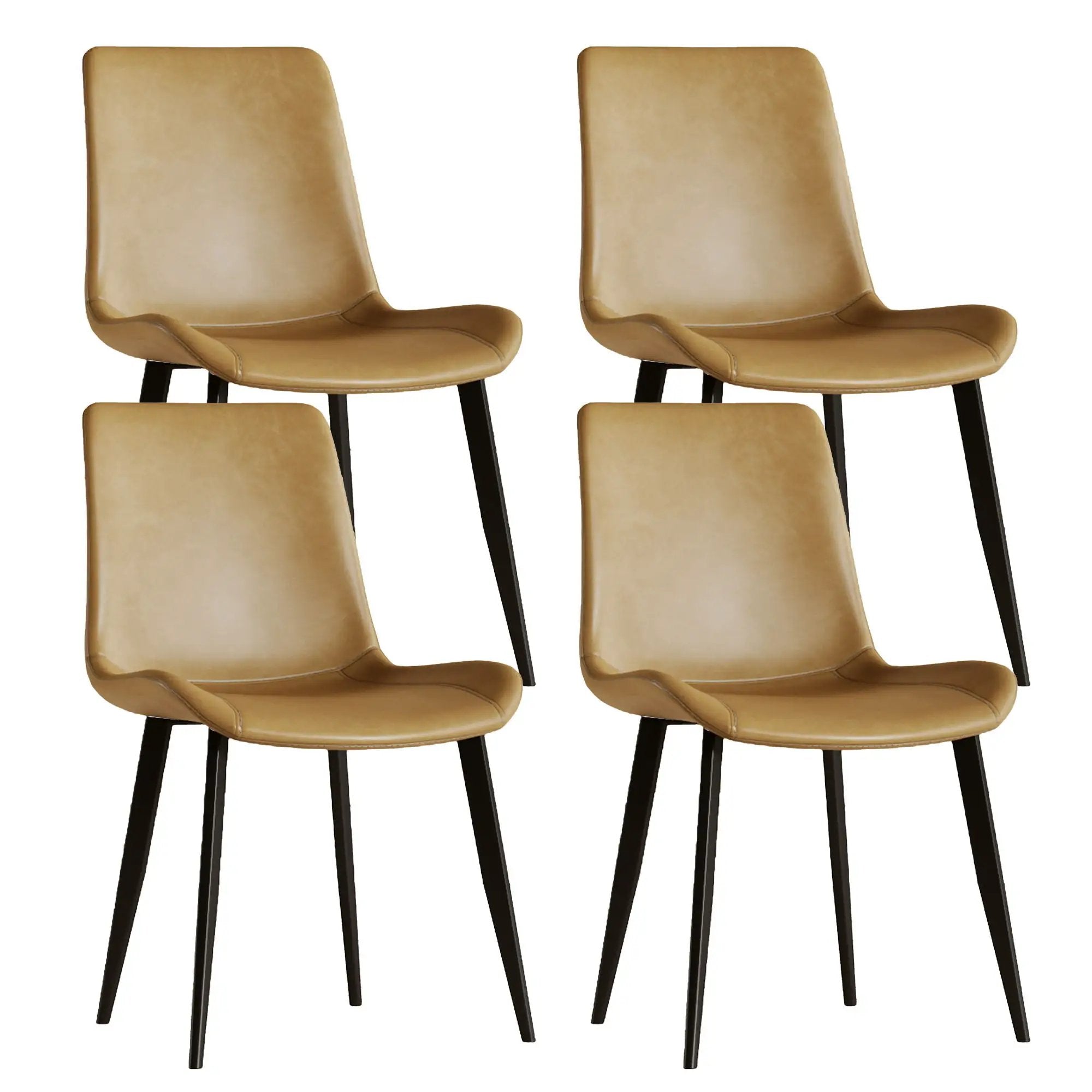 Modern Dining Chair With Carbon Steel Legs by Unique Piece Furniture