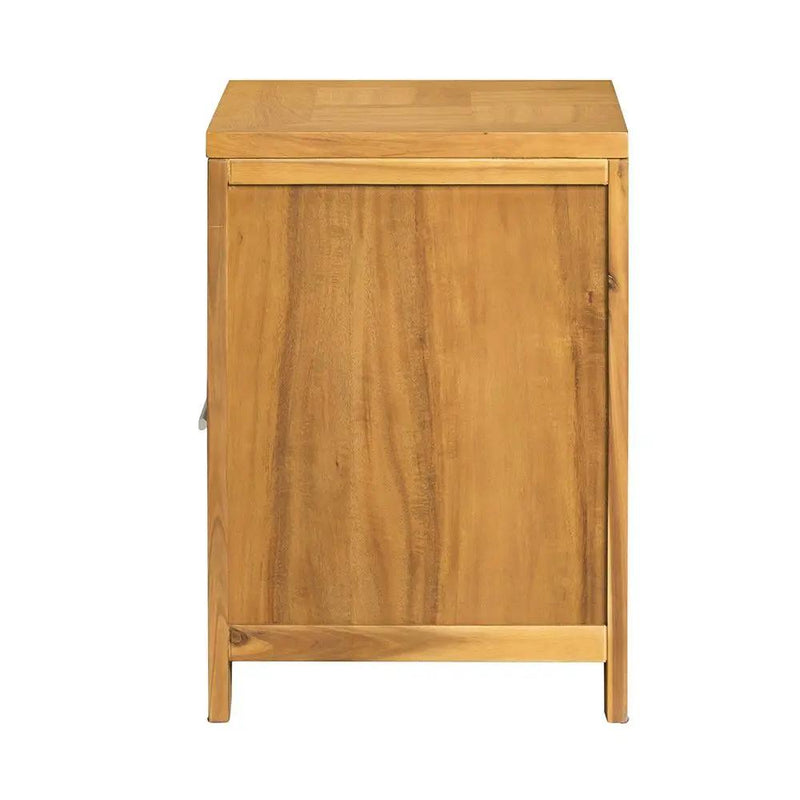 Nightstand - Natural Wood / Brown by HouseOfZazla