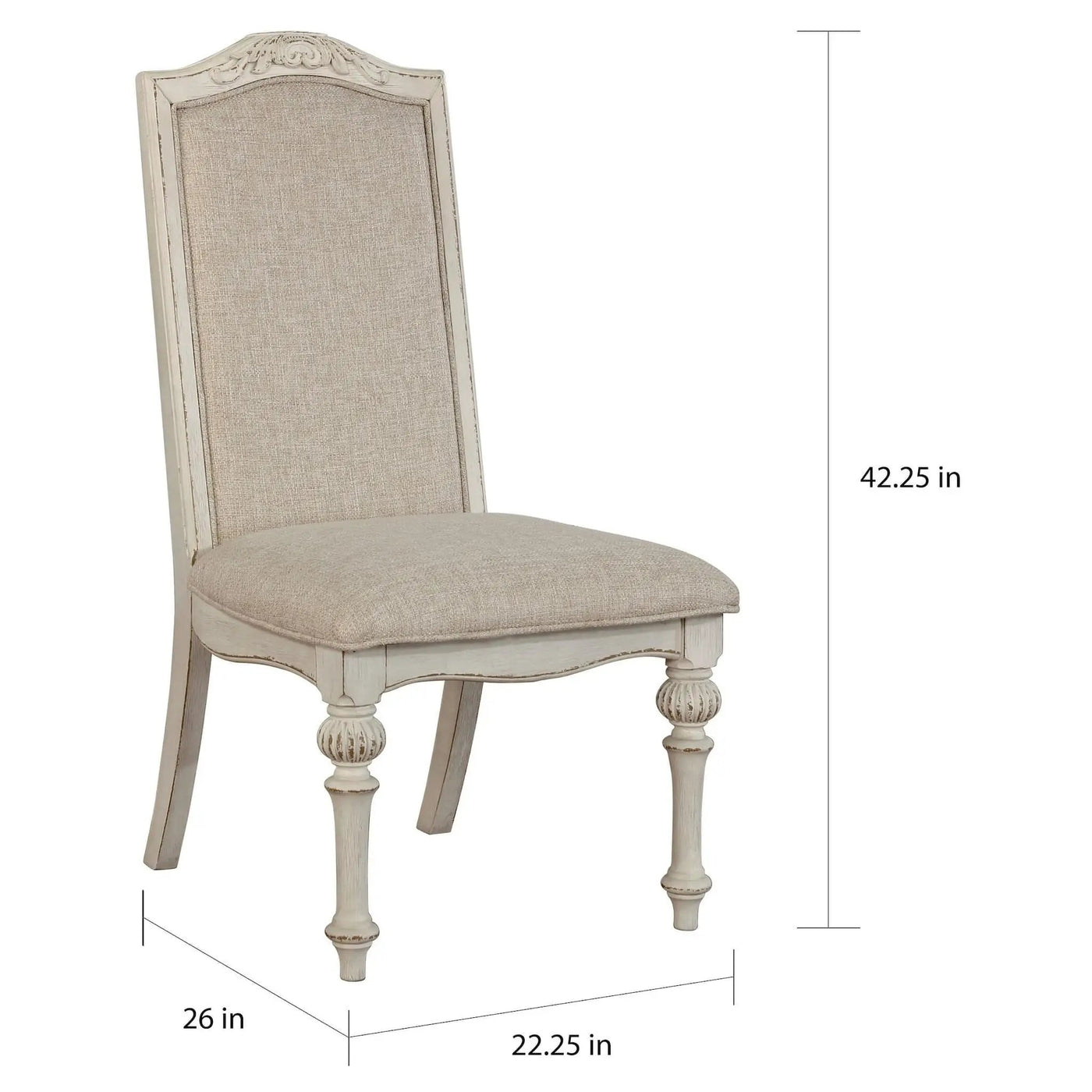 Elegant Dining Set Round Table And Side Chairs by Unique Piece Furniture