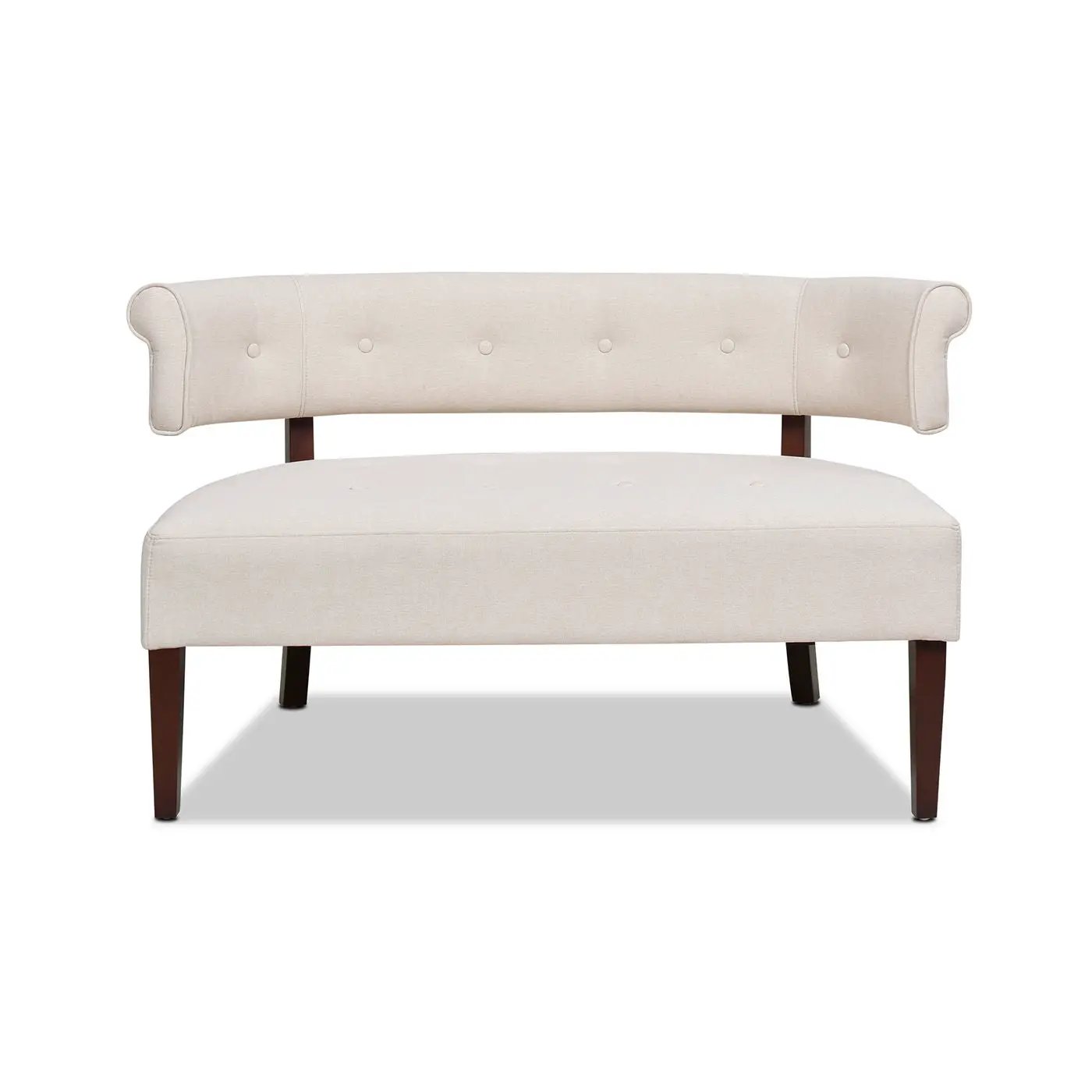 Jared - Versatile Roll Arm Tufted Bench Settee by HouseOfZazla
