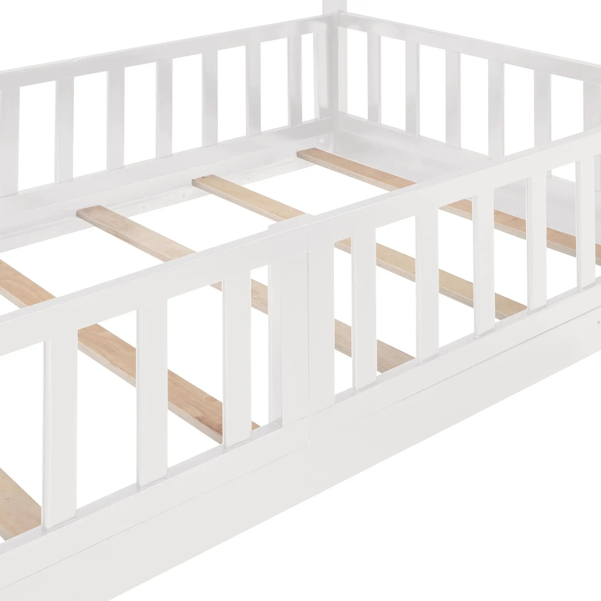Functional Bunk Bed & Convertible Ladder And Slide by HouseOfZazla