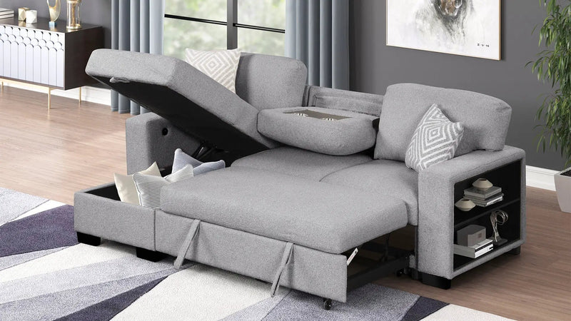 Pinto Modern Style Sectional Sofa by HouseOfZazla